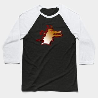 Dragon Face Baseball T-Shirt